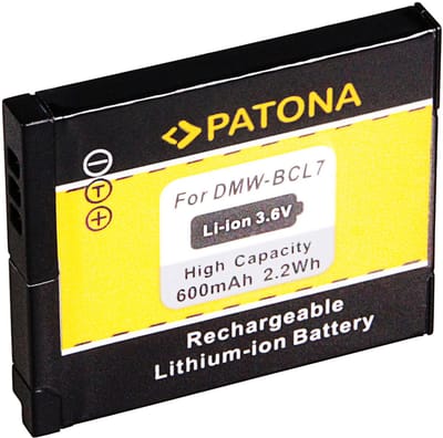 PATONA Battery for Panasonic DMW-BCL7E SZ9 SZ3 XS1 FS50 FH50 F5 BCL7