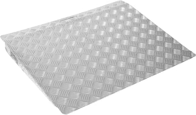 TRUTZHOLM - Drempelhulp - Aluminium - 4 cm Hoog - 79 cm Breed - 250 kg - Drempelplaat - Rolstoelhelling - Antislip - Grijs