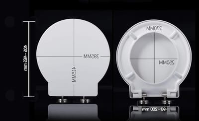 Toiletbril - WC deksel - Dagelijks Gebruik - Zacht sluitend - Universeel - Wit