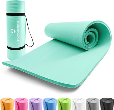 Dikke Anti-Slip Fitness En Yoga Mat - 183 x 61 x 1,5 cm - Ideaal Voor Gymnastiek, Pilates En Yoga