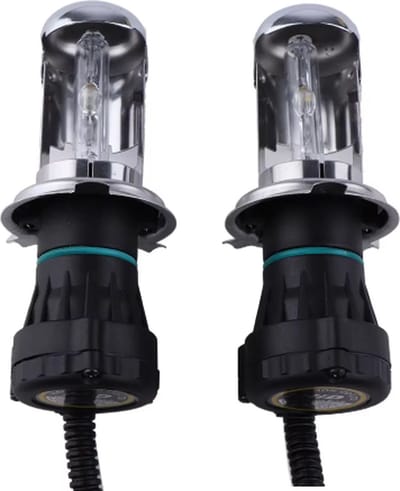 TLVX H4 HID Bi-Xenon lampen - 2 Stuks - Xenon - 5000K - Dimlicht – Grootlicht - Veel zicht - HID - Metalen base - Xenon lamp – H4 - 35W - 55W - 12V - Auto lamp - Xenon Auto - Kleur Wit – H4 Xenon Combi-lampen