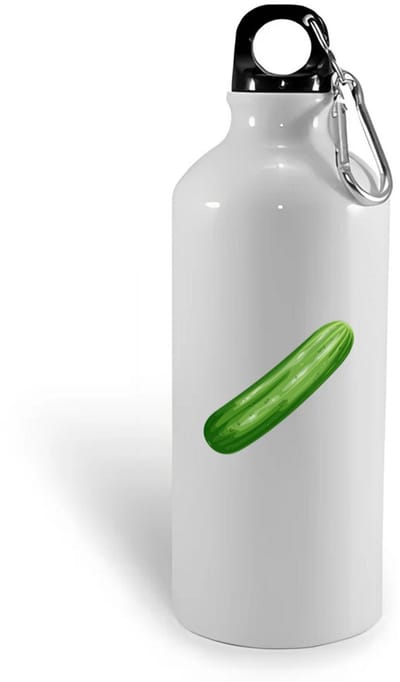 Hacebo® - Komkommer waterfles - Groente - Groente liefhebbers - Knapper groente - gezond eten - water fles - 400ML