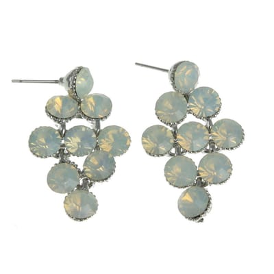 Behave - Oorsteker met Steentjes - Opalescent - Mode-accessoire