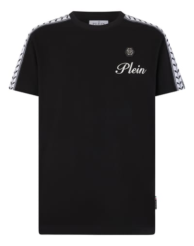 Piquet Round Neck T-Shirt Plein Tennis