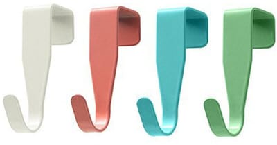 Dailygoods- Deurhaken 4 Stuks - Stabiele Ophanghaken - Multifunctioneel Ophangsysteem - Geen Boren - Geschikt voor Sleutels/Tassen/Kleding - Eenvoudige Installatie - Ophanghaak