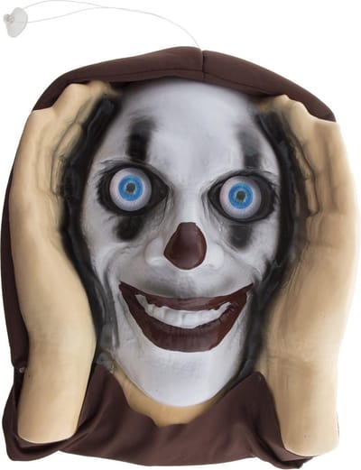 Halloween gluurder - scary peeper clown