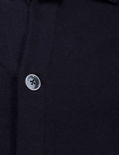 donkerblauw Gentiluomo Navigli stretch overshirt