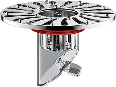 Afvoerplug - Vloerafvoer - Geurvrij Werken - Automatisch Sluitmechanisme - 32-43 mm - Zilver