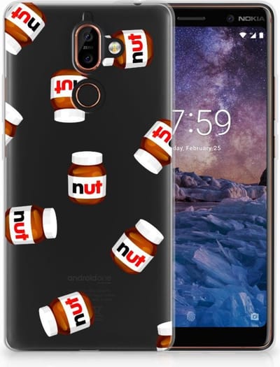 Nokia 7 Plus Siliconen Case Nut Jar