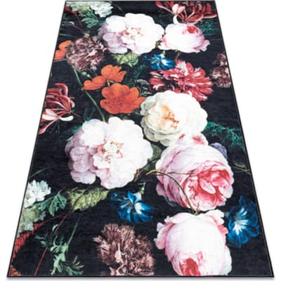 Kleden Rugsx ANDRE 1629 tapijt wasbaar bloemen vintage antislip 80x150 cm