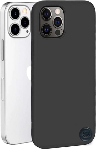 HEM Siliconen Hoesje - (Geschikt voor iPhone 14/15) iPhone 14/15 Mat Zwart Siliconen Gel TPU / Back Cover / Hoesje iPhone 14/15