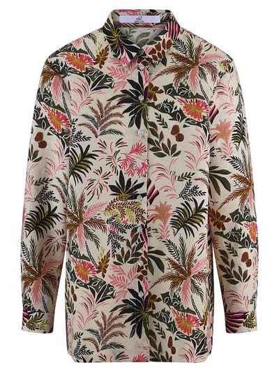 Blouse lange mouwen Van Emilia Lay beige