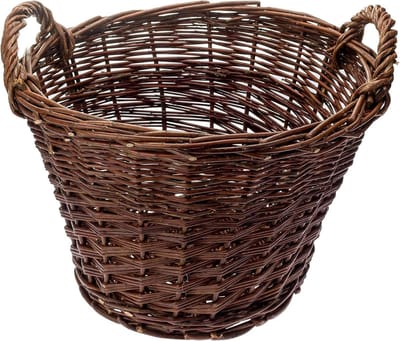 BOGATECO | Tuinmand Cadeaumand 40 x 39 cm Decoratieve mand Opbergmand Speelgoedmand | Open haardmand | Marktmand mandje gevlochten voor de kinderkamer