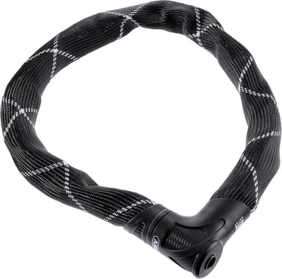 Famanu - Iven Chain 8210 kettingslot – fietsslot van gehard staal – met kunstvezelcoating – veiligheidsniveau 10 – 85 cm – zwart