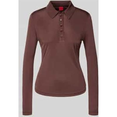 Slim fit shirt met lange mouwen van pure viscose, model 'DAROSEVIL'