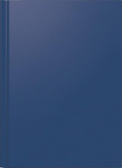 Weekkalender A4 Hardcover Blauw 2026 Ingelijst