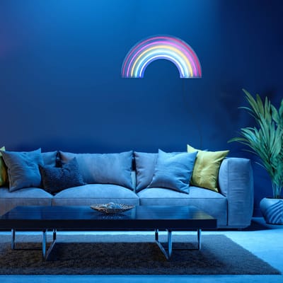 JUST LIGHT. GmbH LED wandlamp Neon Rainbow, USB