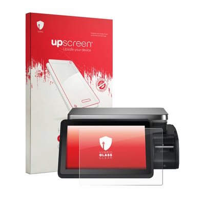 upscreen - Screenprotector voor Bizerba Q1 pro 100 12.1" - Folie Beschermfolie Beschermglas transparant