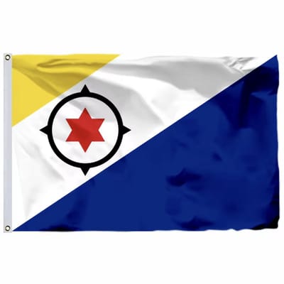 Vlag van Bonaire - Bonaire Vlag - 150/90CM - Caribische vlag - ABC eilanden - Polyester - WK - CHPN