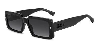 Dsquared2 ICON 0029/S BLACK/GREY SHADED 55/19/145 Herrenbrillen Zonnebrillen