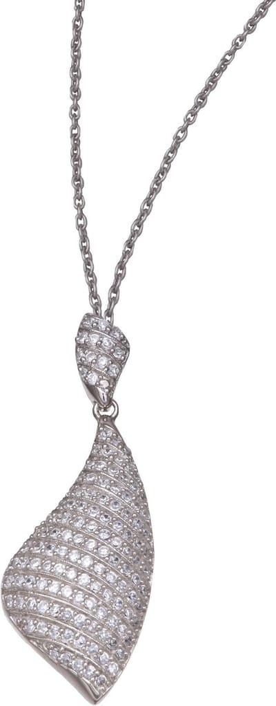 Orphelia Hanger + Ketting Pave In Lines Zirconium 262 Stones ZH-4516