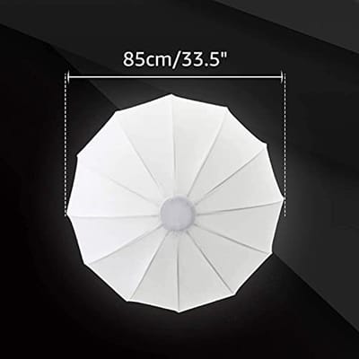 Opvouwbare Lantaarn - Softbox Fotografie - Omnidirectionele Belichting - Snelle Installatie - 85 cm Diameter - Wit