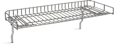 Warmhoudrek BURNHARD® Extra-Temperatuurzone, Eenvoudige Montage, Roestvrij Staal, Vaatwasserbestendig, Geschikt voor WAYNE 1- en 2-brander, Indirect Grillen – WAYNE Warmhoudrek