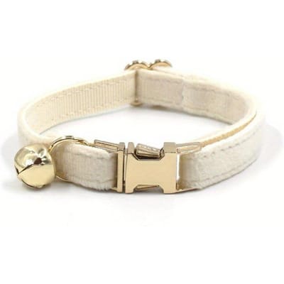 Fluwelen Kattenhalsband Gepersonaliseerde Tag Kitten Halsbanden Ketting Bel Vlinderdas Kleine Halsband