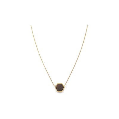 Kerbholz Dames Ketting edelstaal / hout One Size Goud 32021745