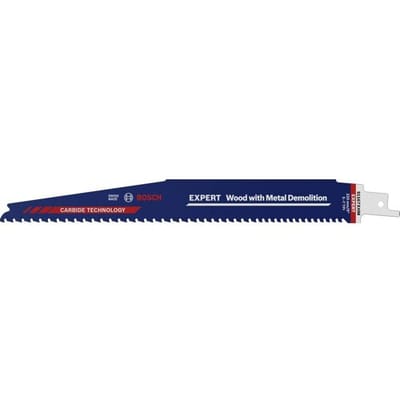 Bosch Accessories 2608900398 Expert Wood with Metal Demolition S 1167 XHM reciprozaagblad, 1 stuk Zaagbladlengte 225 mm 1 stuk(s)