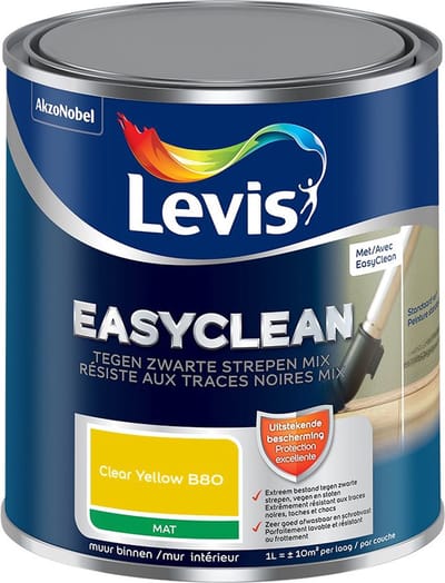 Levis - Easyclean Tegen Zwarte Strepen Mix - Clear Yellow B80 - Mengverf - 1 L