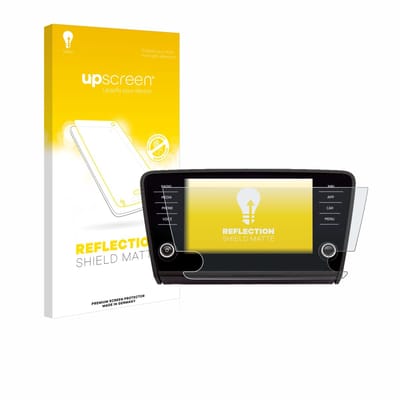 upscreen - Screenprotector voor Skoda Amundsen Superb 2018 Infotainment System 8" - Folie Beschermfolie anti glare matte