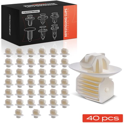 Frankberg 40x Bevestigingsclips Stijl voor VW Bora Variant 1J2 1J6