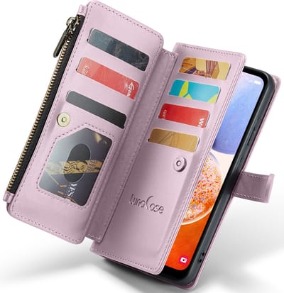 Hoesje geschikt voor Samsung Galaxy A34 - ZipCase Book Cover Case Kunstleer Royaal Rose