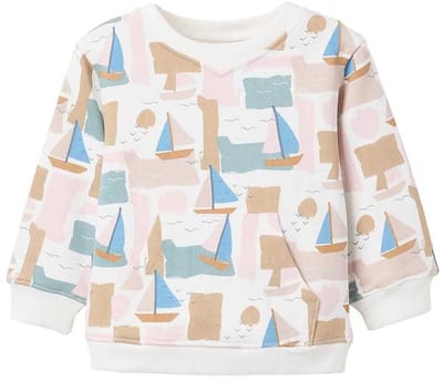 Zippy 3107018701 Sweatshirt Wit 6-9 Months Jongens