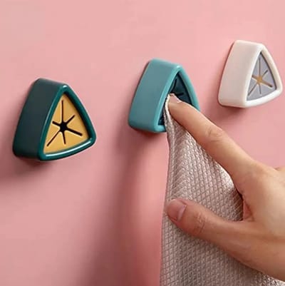 Gadgetpoint - Ophanghaak - Badkamerhaak - Zelfklevend - Handdoekhaak - Set van 2 stuks - Multicolor