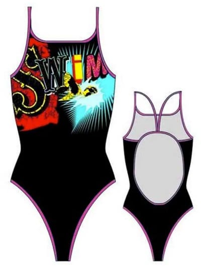 Turbo The Swim Zwemkleding Zwart 3XL Vrouw