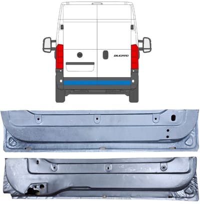 Reparatie plaatwerk achterste deuren voor Fiat Ducato 2006-2025 / Links + Rechts