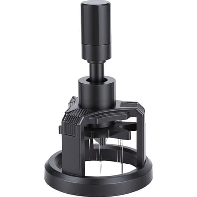 Outil de distribution de café avec base magnétique, aiguille à profondeur réglable, outil mélangeur à café, amovible 58MM