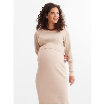 Prénatal zwangerschapstrui Light Brown Melange XS Dames