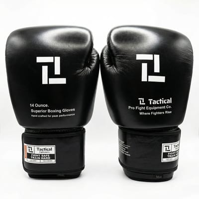 Tactical Fightwear - Echt Leer - Kickbokshandschoenen - Bokshandschoenen - Training & Sparren - 14oz