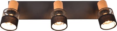 TRIO NANDINI - Spot - Zwart mat - excl. 3x E14 10W