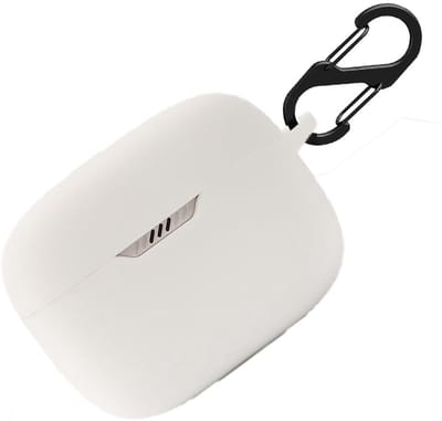 Allecto - Siliconen hoesje - Beschermhoes - Stootvast - Wit - Case cover - Sleutelhanger - Model 130NC TWS