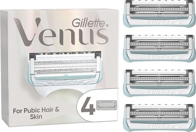 Scheermesjes voor dames met precisietrimmer - 4 scheermesjes voor een zachte en veilige scheerbeurt