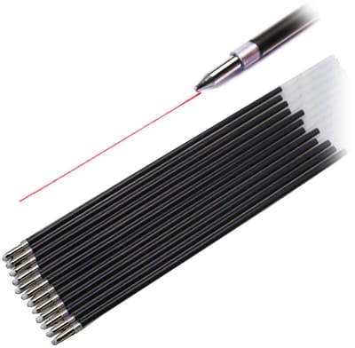 Dailygoods- Birosvullingen 12st - Vervangende Vullingen - Rood - 0,7 mm - Soepel Schrijven - Geschikt voor School/Kantoor - Balpenvullingen