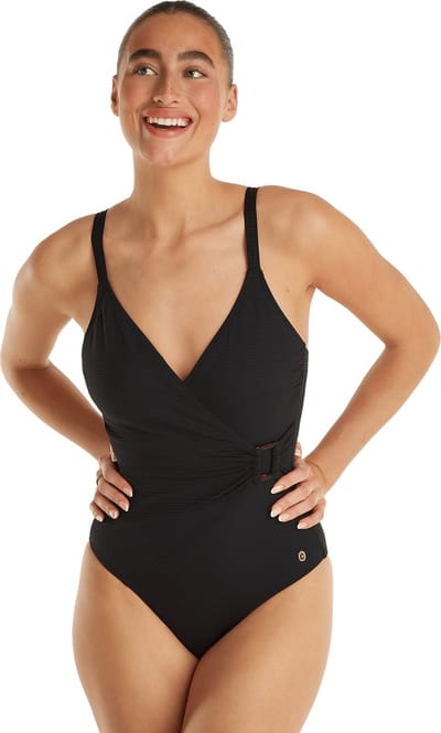Ten Cate buckle badpak zwart voor Dames | Maat 44