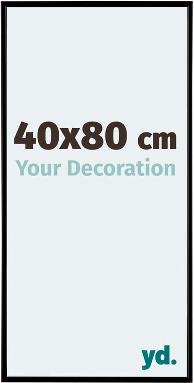 Your Decoration - Fotolijst 40x80 cm - Kunststof - Zwart Mat - Evry