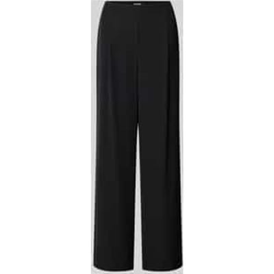 Wide fit stoffen broek met elastische band