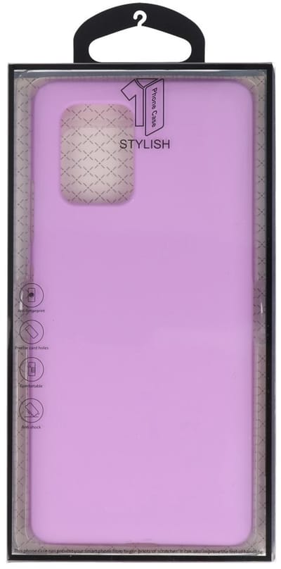 Hoesje Geschikt voor de Samsung Galaxy S10 Lite - Backcover Color Telefoonhoesje - Paars