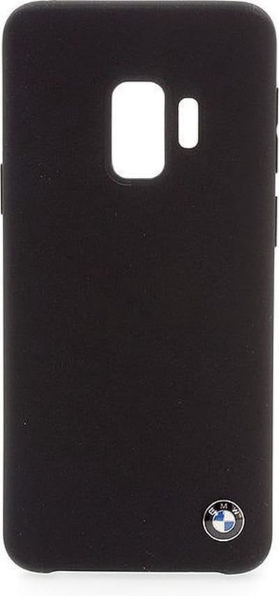 BMW Silicone Back Cover - Geschikt voor Samsung Galaxy S9 (G960) - Zwart